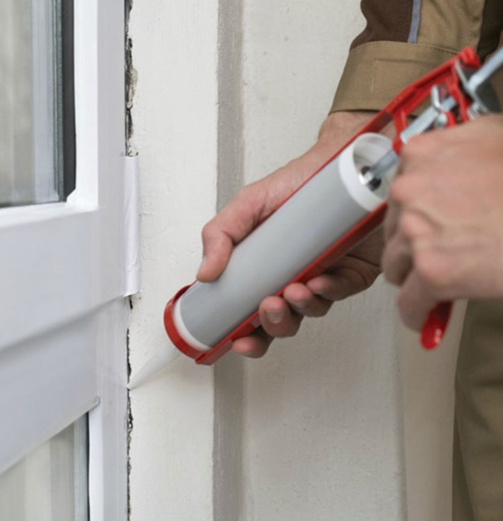 درزگیری پنجره با چسب ماستیک