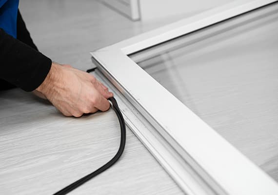 تعویض لاستیک فرسوده پنجره