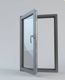 پنجره upvc بازشونده لولایی