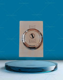 رزت ضد دیلم درب ضدسرقت رنگ نقره ای (ساتن)