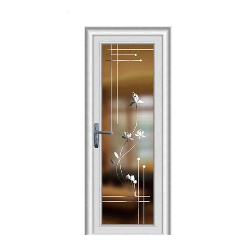 درب upvc باشیشه تزئینی