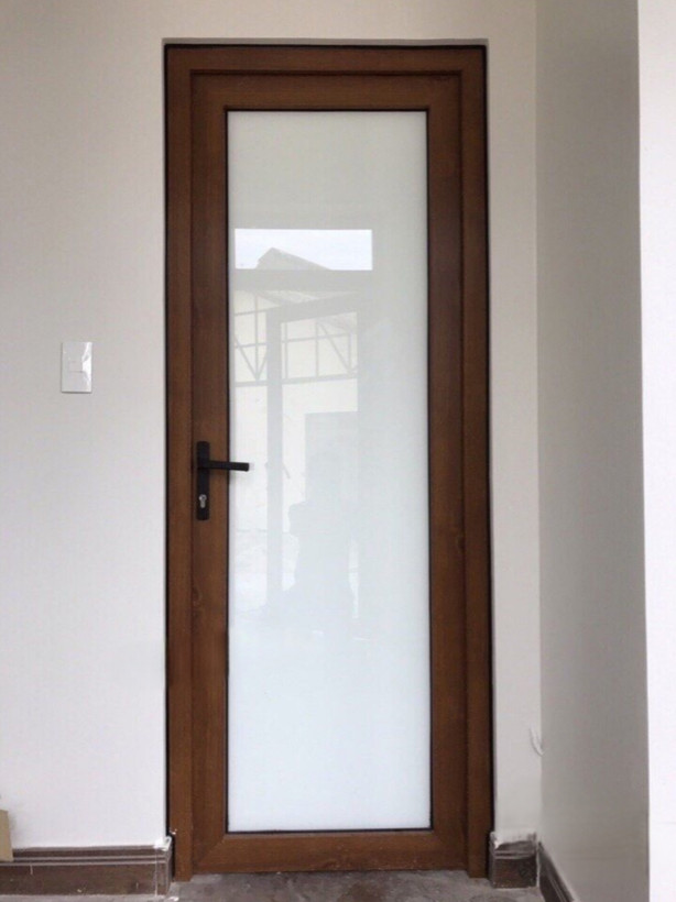 درب دوجداره قهوه ای