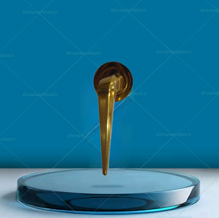 دستگیره درب ضد سرقت داخلی طلایی