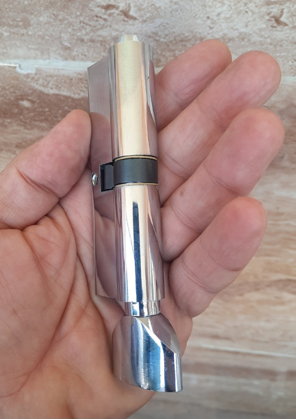 سیلندر درب دوجداره upvcسرویسی رنگ استیل