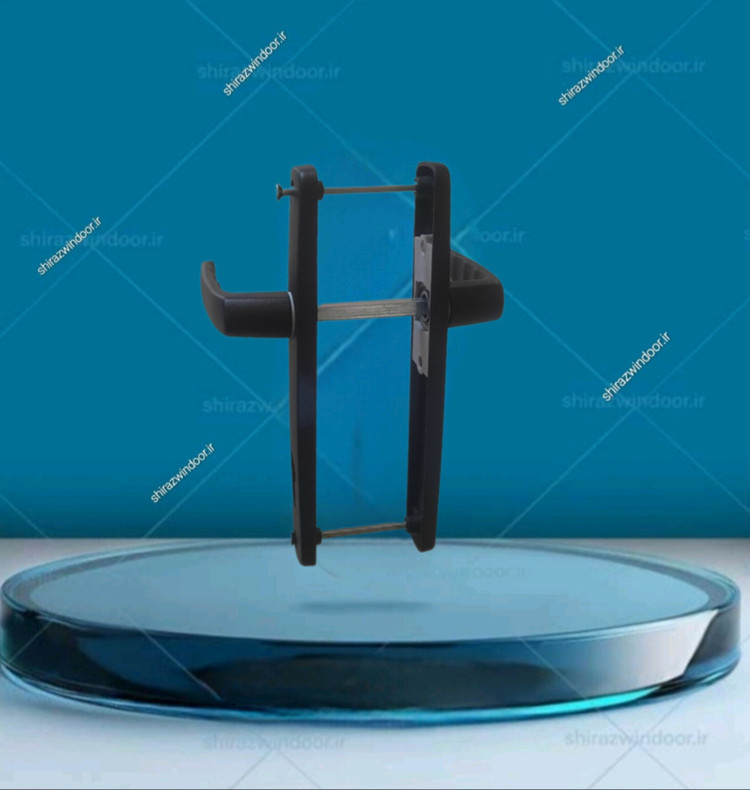 دستگیره دوطرفه درب دوجداره سویچی و سرویسی مشکی