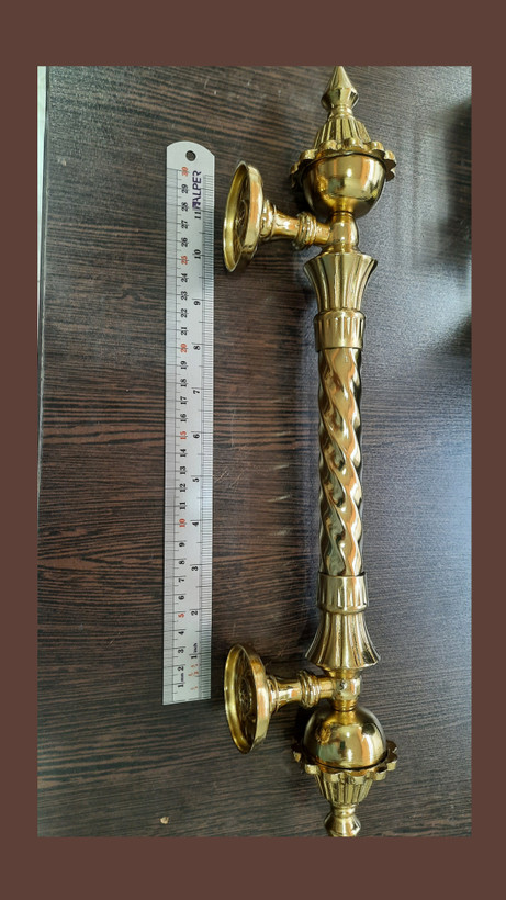 دستگیره درب ضدسرقت سلطنتی طلایی لوکس