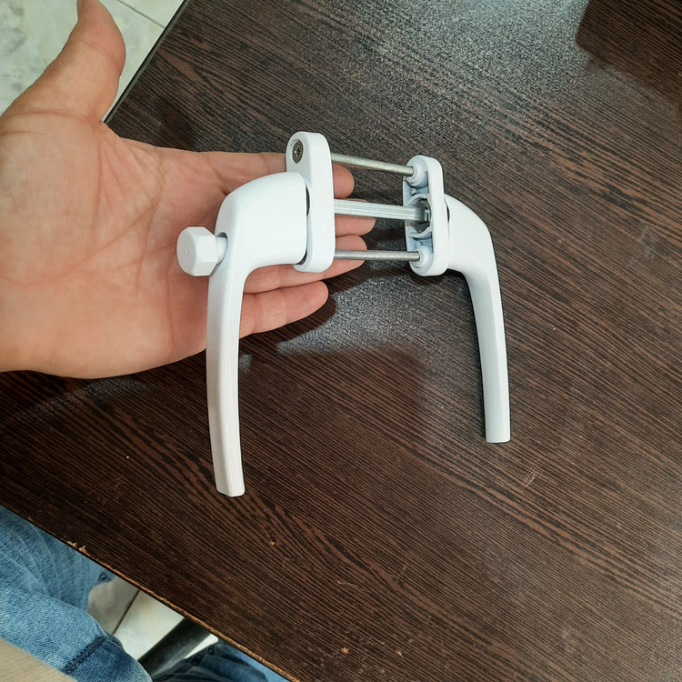 دستگیره دوطرفه باریک درب بالکنی upvc